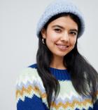 Oneon Hand Knitted Fluffy Dreams Hat - Blue