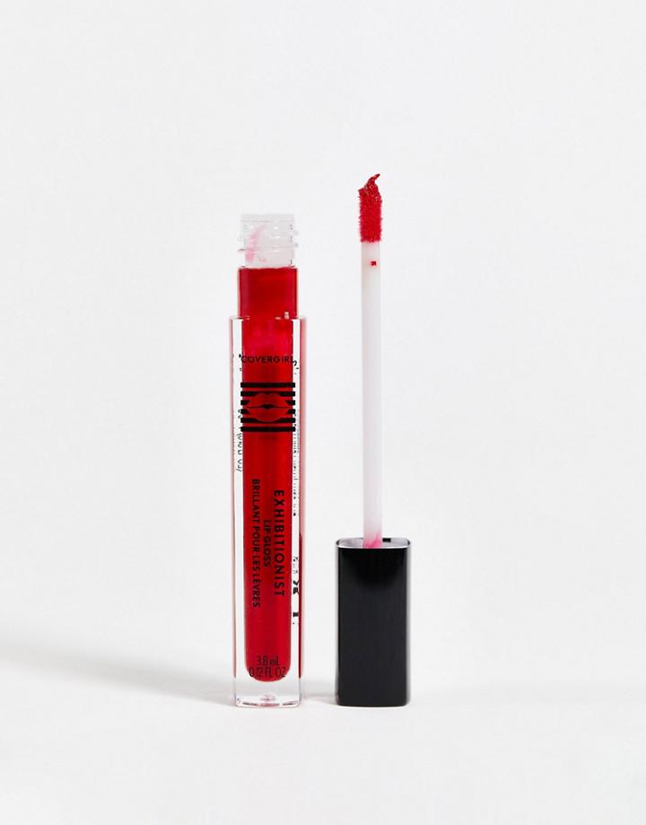 Covergirl Exhibitionist Lip Gloss In Hot Tamale-red
