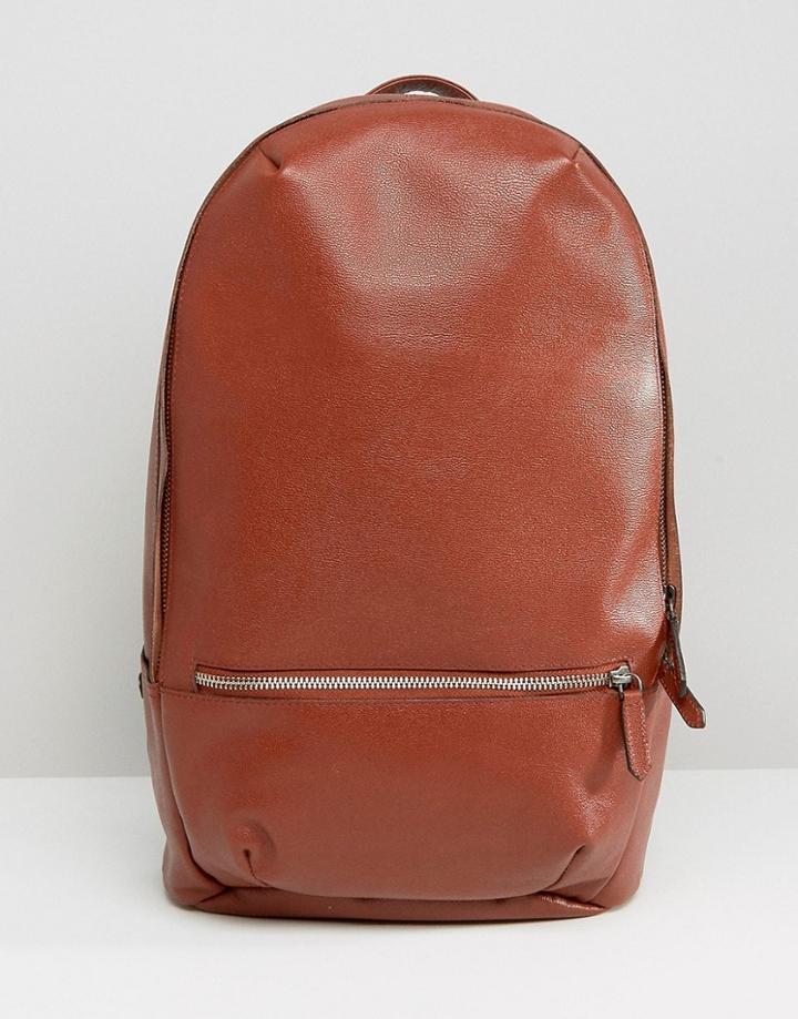 Royal Republiq Leather Encore Backpack - Tan