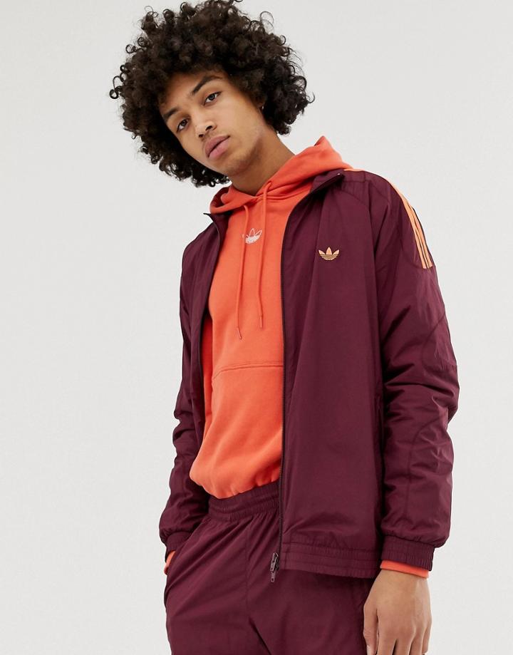Adidas Originals Flamestrike Track Jacket In Red - Red
