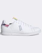 Adidas Originals Stan Smith Sneakers In White With Patchwork Heel