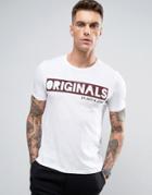 Jack And Jones Originals Crew Neck T-shirt - White