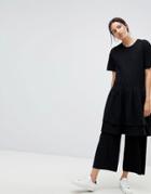 Kowtow Building Block Wide Leg Pant - Black