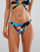 Butterfly By Matthew Williamson Tropical Floral Bikini Bottom - Multi