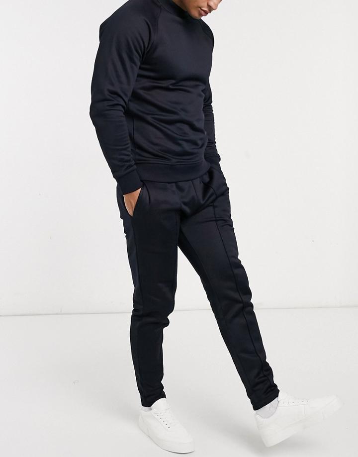 River Island Co-ord Sweatpants In Navy