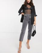 & Other Stories Toni Tapered Jean In Washed Gray-grey