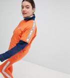 Puma Exclusive To Asos Plus T-shirt With Taping In Orange - Orange