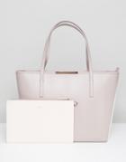 Ted Baker Tote Bag With Contrast Gusset - Pink