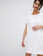Stradivarius Jersey T-shirt Dress - Gray