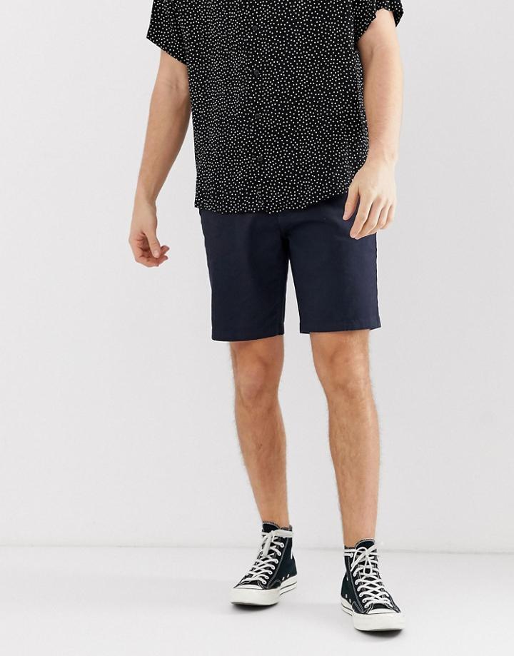 Burton Menswear Chino Shorts In Navy