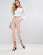 The English Factory Pants With D-ring Belt - Pink