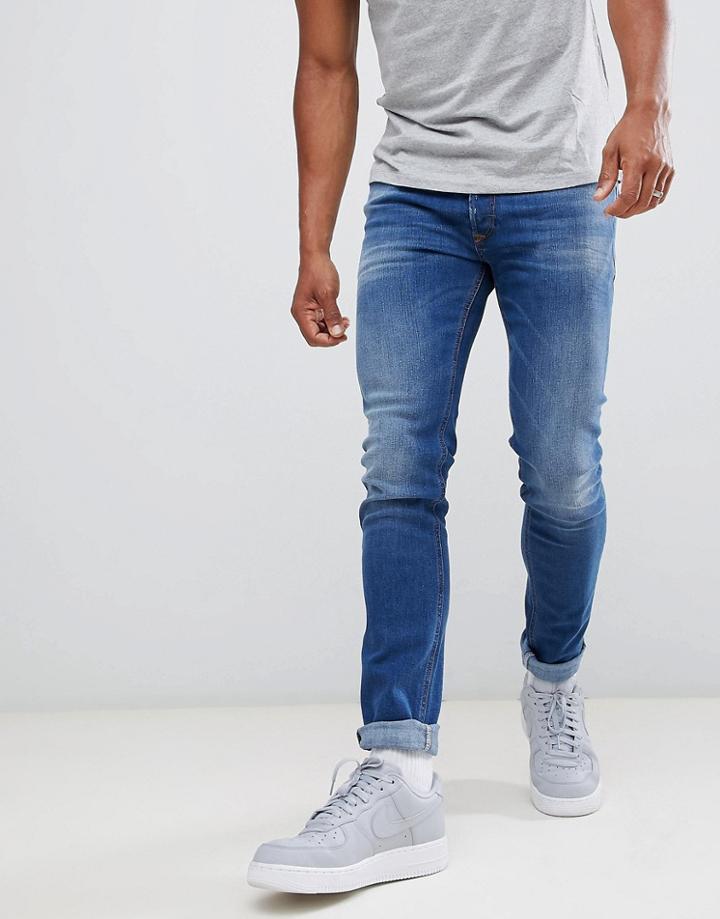 Diesel Sleenker Skinny Jeans 084yk - Blue