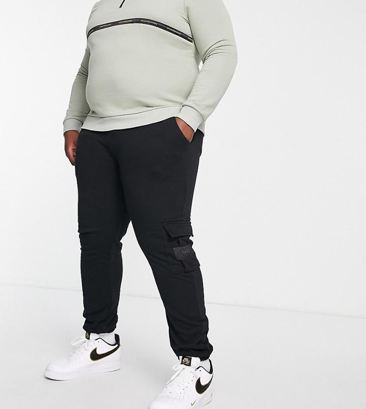 Avant Garde Plus Patch Sweatpants In Black