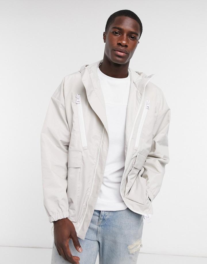 Hugo Bodmer2041 Lightweight Jacket In Stone-neutral