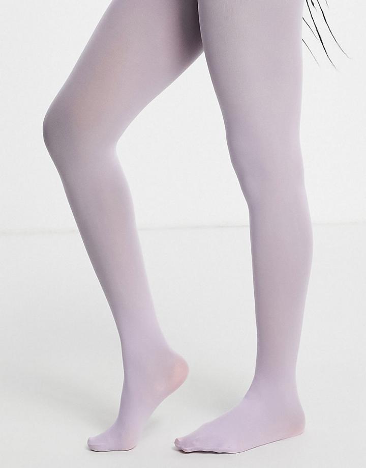 Asos Design 50 Denier Tights In Lilac-purple