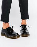 Dr Martens 1461 Classic Flat Shoes In Black Patent