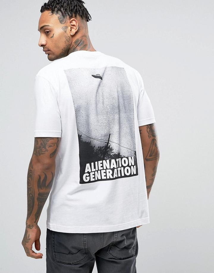 Antioch Alien Generation Back Print T-shirt - White