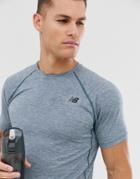 New Balance Running Tenacity T-shirt In Navy