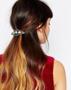 Asos Western Hair Barrette - Burnished Silver