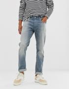 G-star 3301 Italian Made Slim Jeans In Light Aged - Blue