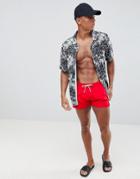 Oiler & Boiler Chevy Swim Shorts - Red