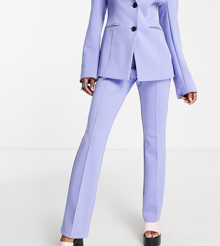 Collusion Super Slim Flare Suit Pants In Lilac - Part Of A Set-purple