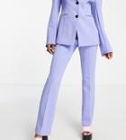 Collusion Super Slim Flare Suit Pants In Lilac - Part Of A Set-purple