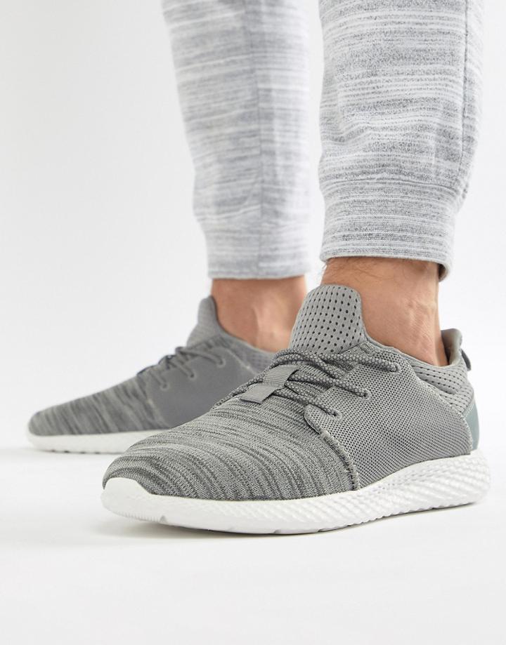 Next Sneaker In Gray Mesh - Gray