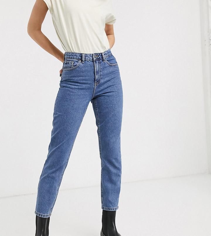 Only Mom Jean 90's Wash In Mid Blue-blues