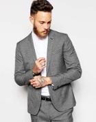 Religion Houndstooth Suit Jacket In Skinny Fit