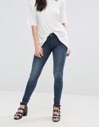 Cheap Monday Mid Rise Spray On Jeans - Blue
