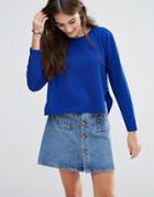 Daisy Street Tab Side Top - Blue
