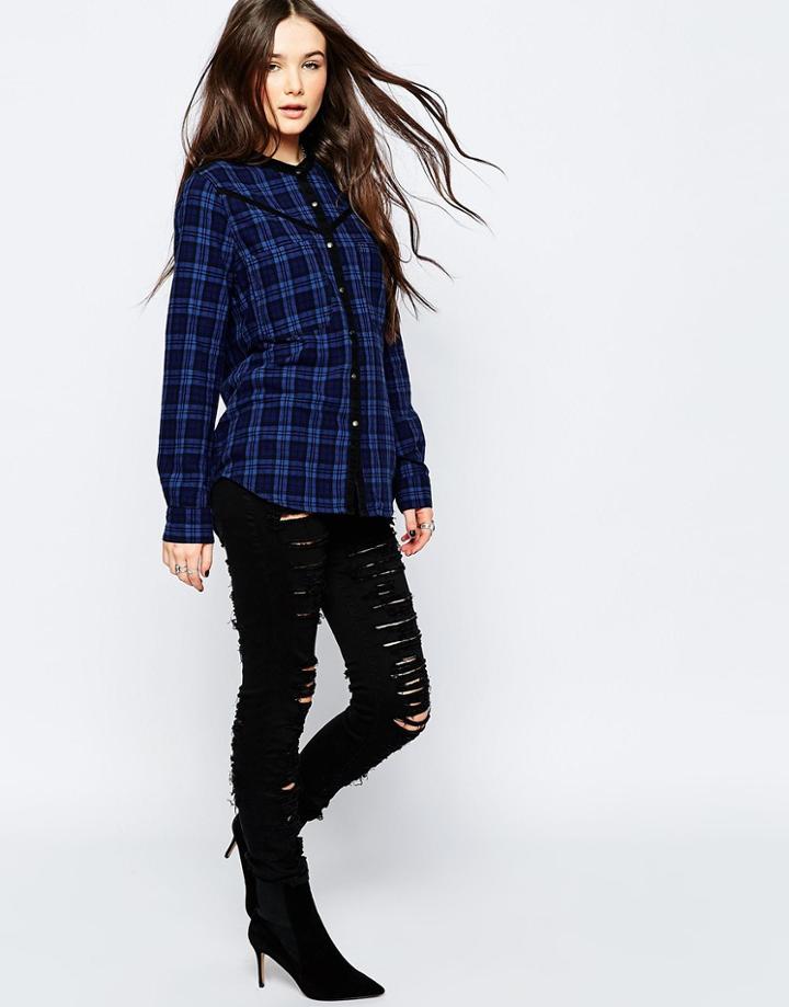 Blank Nyc Skinny Super Destroy Jeans - Black