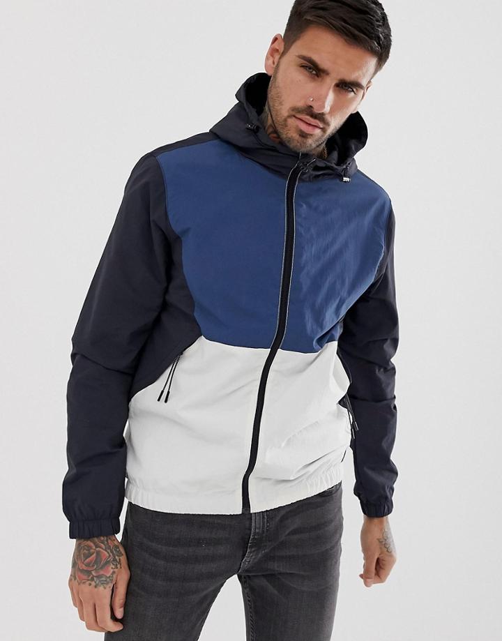 Blend Cut & Sew Lightweight Jacket - Blue