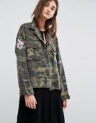Gestuz Milla Military Jacket - Green