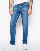 Cheap Monday Jeans Tight Skinny Fit In Base Dark Blue