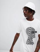 Globe Oracle Profile Print T-shirt In White - White