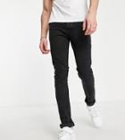 French Connection Tall Slim Jeans In Washed Black