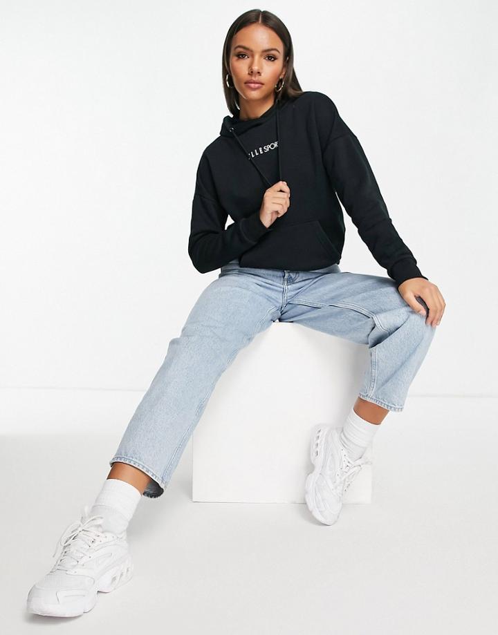 Elle Sport Signature Hoodie In Black