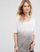 Asos Maternity Spray Wash Tunic - Gray