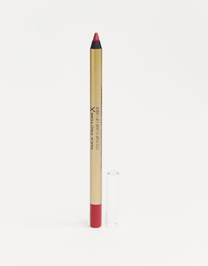 Max Factor Color Elixir Lip Liner - Red