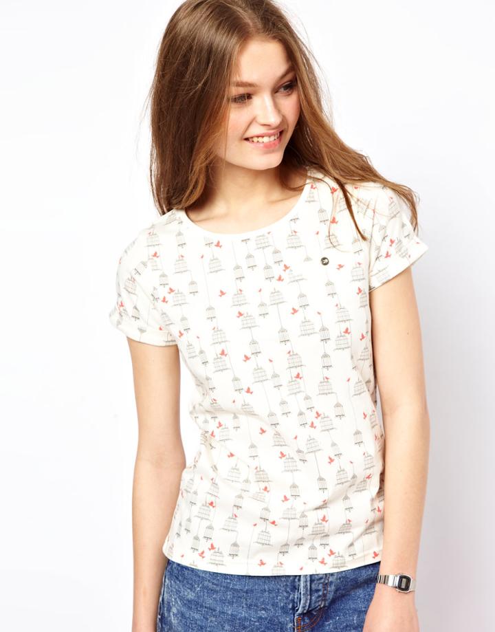 A Wear Birdcage Print Tee