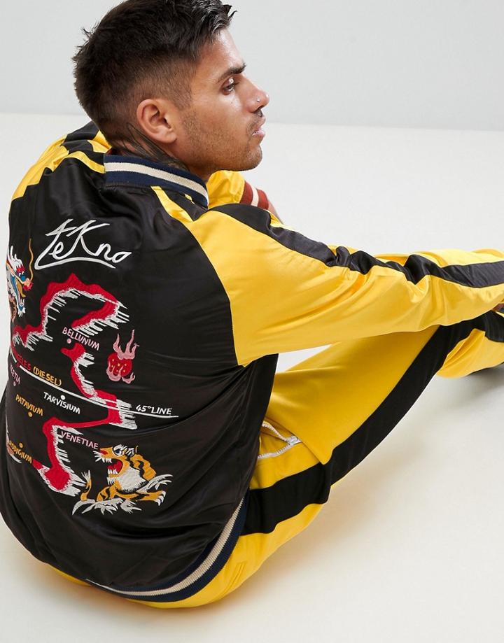 Diesel J-crust Souvenir Jacket - Yellow