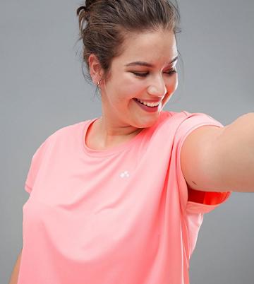 Only Play Plus Breathable Performance Top - Pink