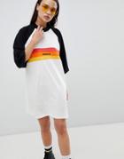 The Ragged Priest Oversize T-shirt Dress With Slogan - Multi