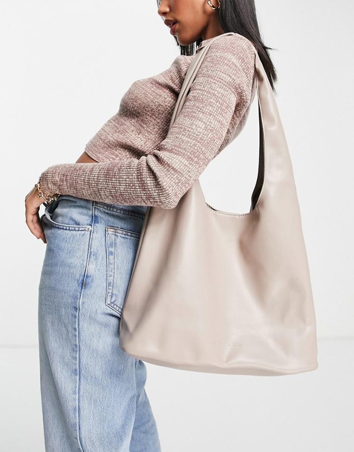 French Connection Slouchy Tote Bag In Clay-brown