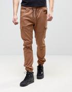 Loyalty And Faith Oscar Cuffed Cargo Pant Pants - Beige