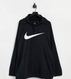Nike Training Plus Dry Swoosh Hoodie In Black
