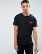 Loyalty And Faith Zip Detail T-shirt - Black
