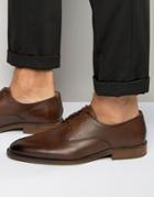 Tommy Hilfiger Dallen Leather Derby Shoes - Tan